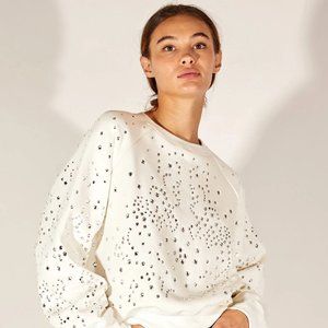 Cynthia Rowley Rhinestone Sweatshirt